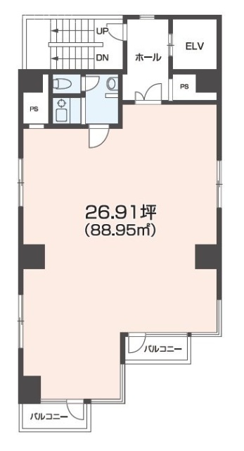 アーバン・ヨコハマビル9F 間取り図