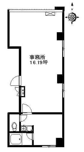 K&N麻布202 間取り図