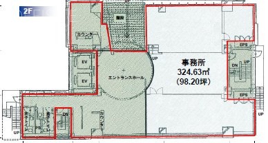 Daiwa恵比寿4丁目ビル2F 間取り図