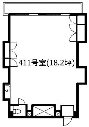 千駄ヶ谷ホリタン411 間取り図