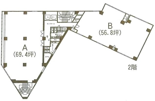 常盤ビルB 間取り図