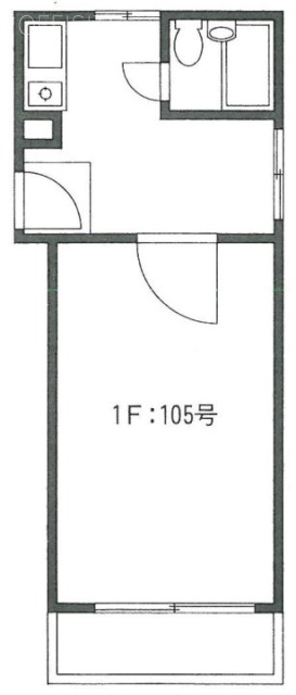 ディアシティ赤坂東館105 間取り図