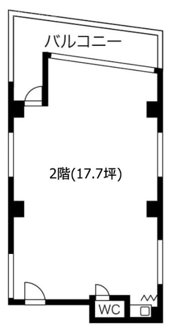 水野・林原ビル2F 間取り図