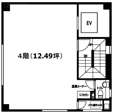 ウチダビル4F 間取り図