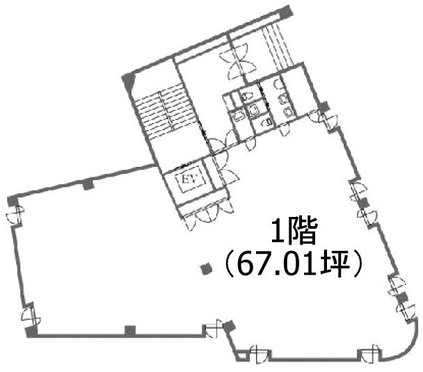 ダイニチ麹町ビル1F 間取り図