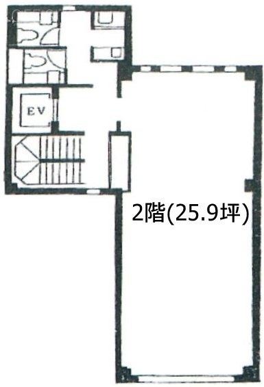 クウォーターハウスビル2F 間取り図