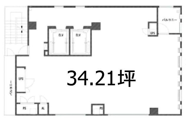 GINZA SALONE7F 間取り図