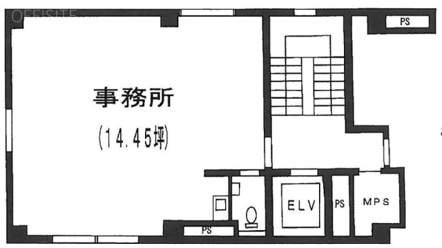 一ツ木ビル別館3F 間取り図