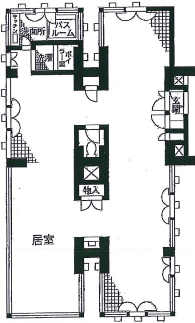 ビラローザ601 間取り図