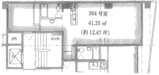 神南ペアシティ304 間取り図