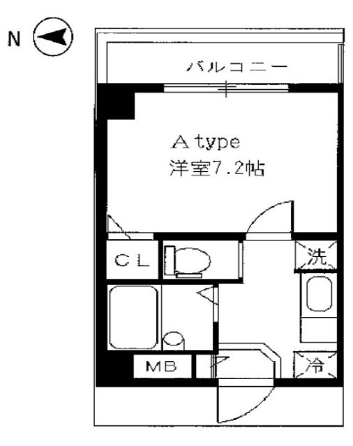 リバース横浜301 間取り図