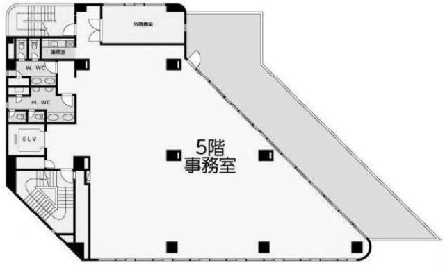 KIPビル5F 間取り図