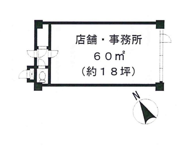 コープ調布C棟ビル101A 間取り図