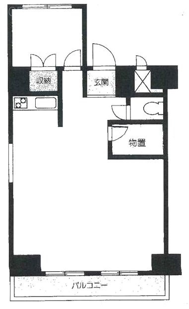 西新宿ダイヤモンドパレス1212 間取り図