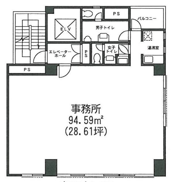 彦田ビル2F 間取り図