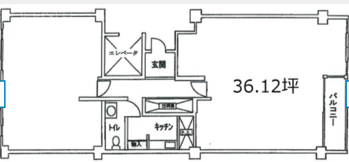 グリーンファンタジアビル706 間取り図