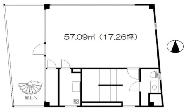 西荻STビル3F 間取り図