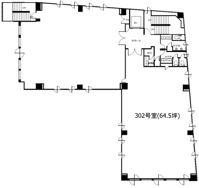 お茶の水元町ビル302 間取り図