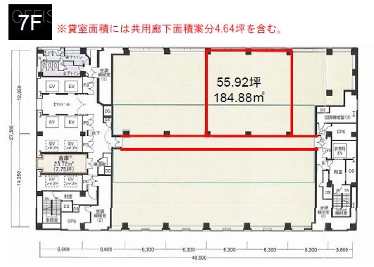 シーフォートスクエアセンタービル東CD 間取り図