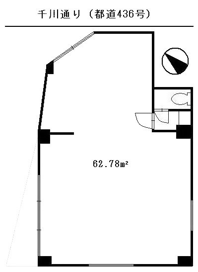 林ビル1F 間取り図