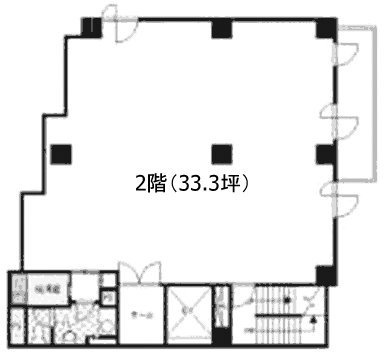 関戸ビル2F 間取り図