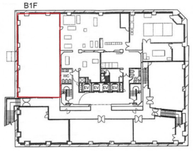 鎌倉河岸ビルB1F 間取り図