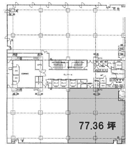 日本生命横浜本町ビル8F 間取り図