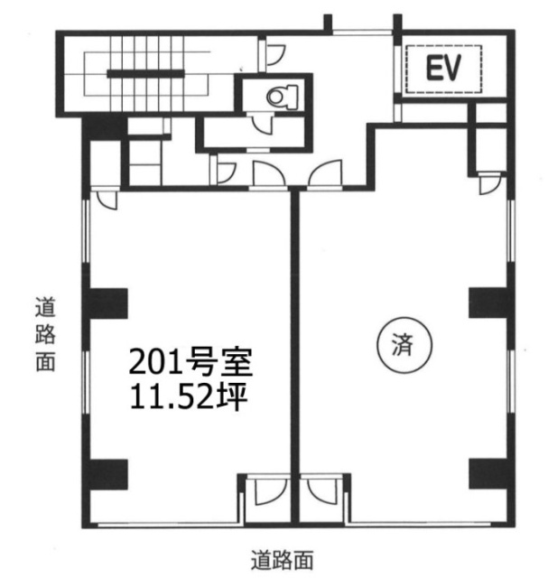 工藤ビル201 間取り図