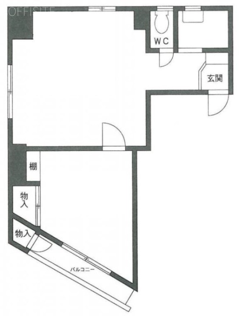 ストークビル道玄坂801 間取り図