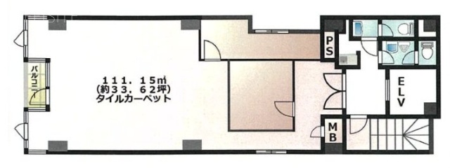 FP五反田ビル5F 間取り図