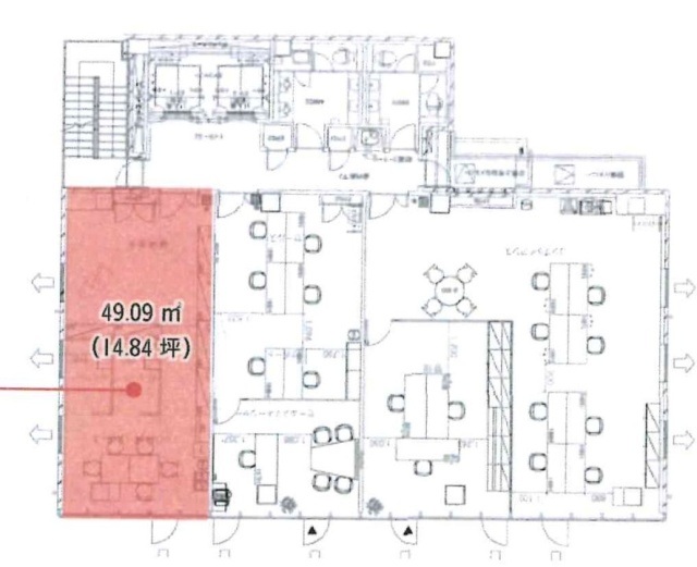 クロスオフィス渋谷MedioA 間取り図