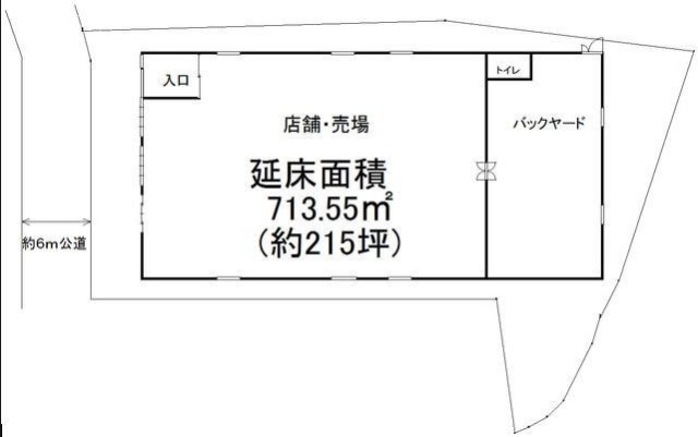 大成扇ビル1F 間取り図