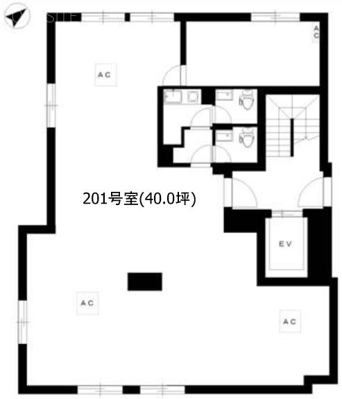 リアン南青山201 間取り図