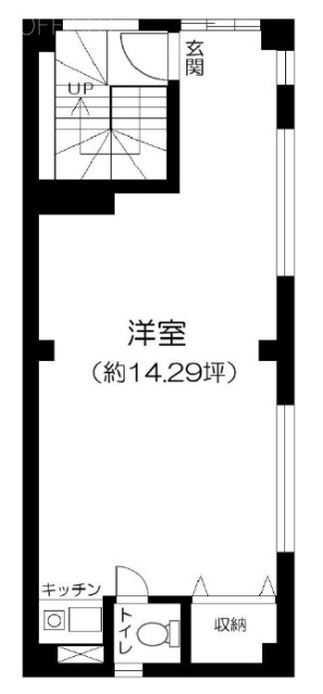 中目黒プレアタワー3F 間取り図