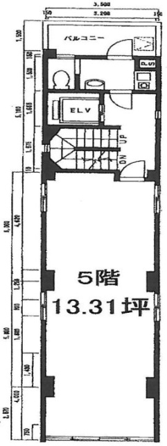 菊地商事ビル5F 間取り図