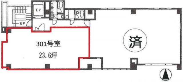 小松和東上野ビル301 間取り図