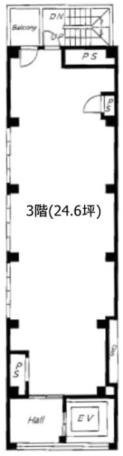 新宿 CENTER COURT3F 間取り図