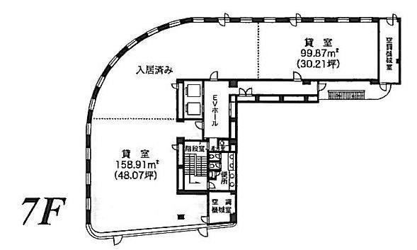 赤坂ノアビル東 間取り図