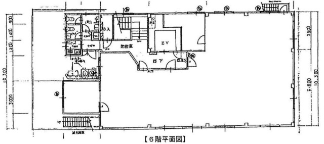 カクエイビル6F 間取り図