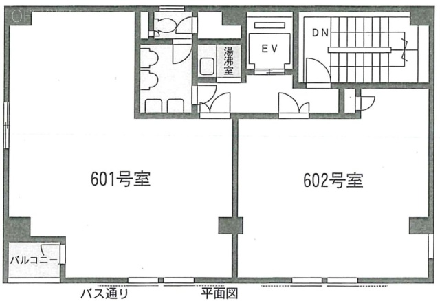 トリウミビル601 間取り図
