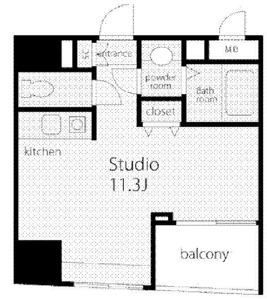 VORT銀座residence306 間取り図