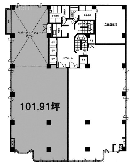 パレアナビル8F 間取り図