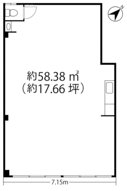 藤マンション1F 間取り図