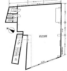 アサカビル2F 間取り図