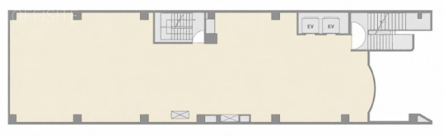 青山鈴木硝子ビル2F 間取り図