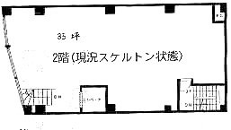 三恵ビル2F 間取り図