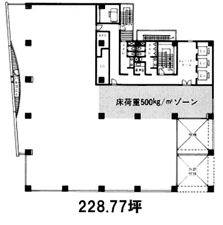 八丁堀綜通ビル2F 間取り図