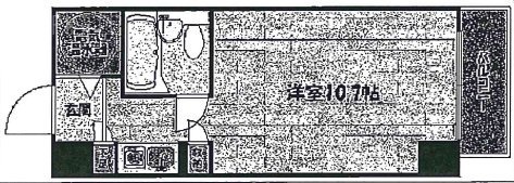 御徒町グリーンハイツ401 間取り図