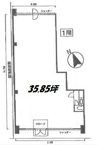 一哲ビル1F 間取り図