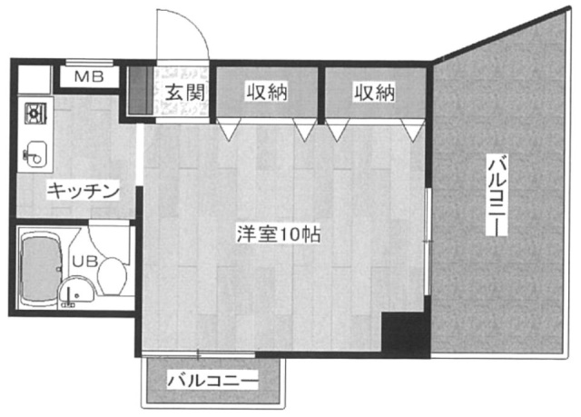 双秀ビル706 間取り図
